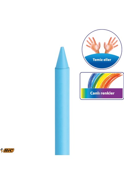 Bic Kids Plastidecor Silinebilir Elleri Kirletmeyen Pastel Boya 24 Renk