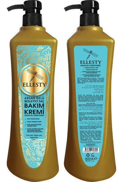 Ellesty Argan Saç Kremi 900 ml
