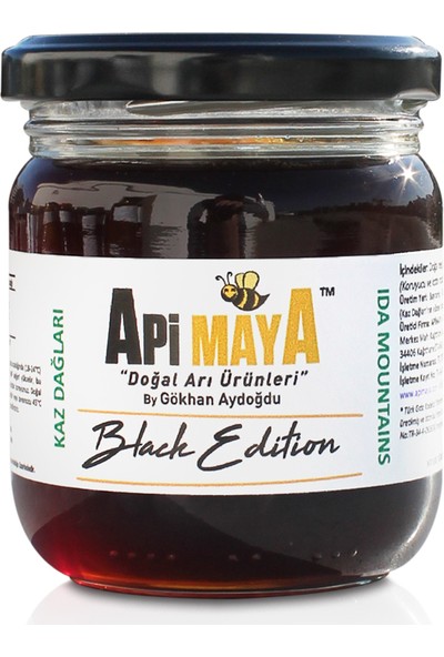 Apimaya Black Edition - Kaz Dağları Siyah Bal 250 gr