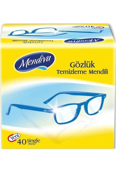 Mendiva Gözlük Temizleme Mendili Mendiva 40 Lı