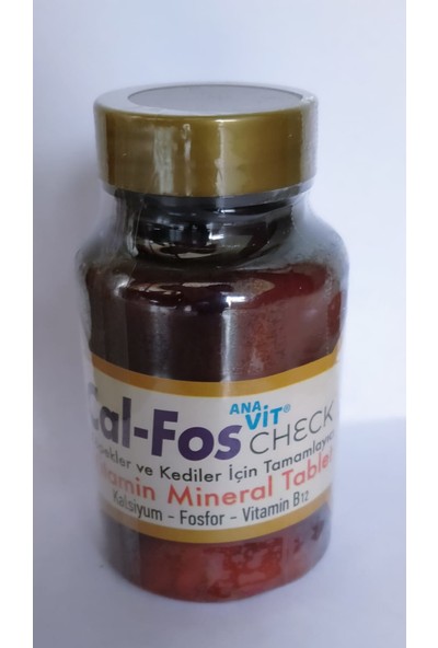 Anavarza Cal-Fos Check Vitamin ve Mineral Tablet 90 Tablet