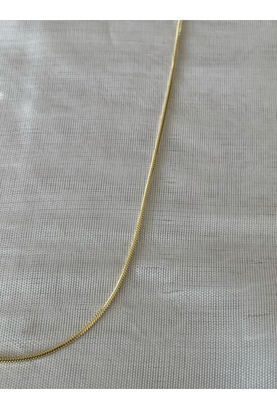 14KUYUMCULUK Kadın Silindir Italyan Zincir 3,03 gr 45 cm