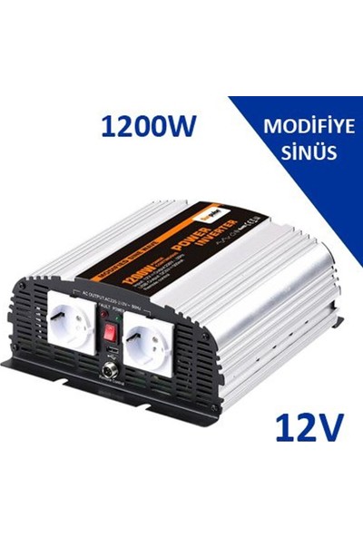 Carspa 1200W 12V Modifiye Sinüs Inverter