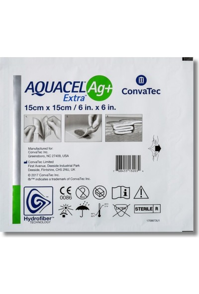 Convatec Aquacel Ag+ Yara Örtüsü 15X15CM