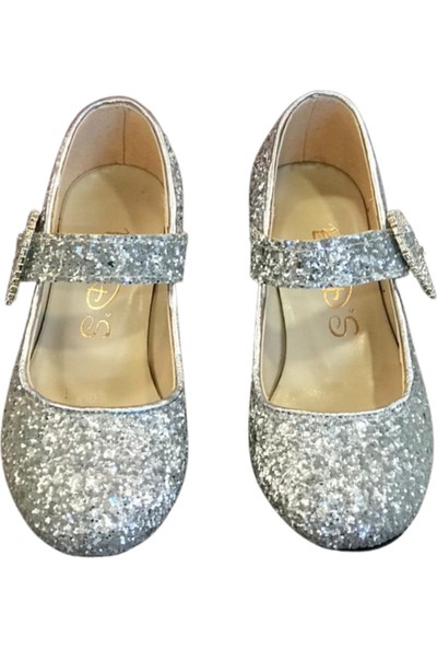 Sparkle Topuklu Ayakkabı Gümüş