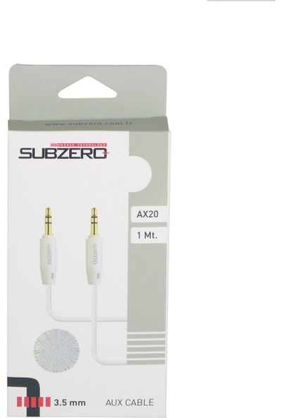 Subzero AX20 Aux Kablo 1 mt