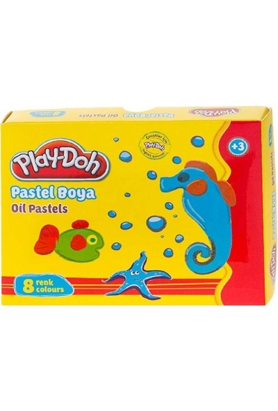 Play-Doh 8 Renk Pastel Boya Pa001