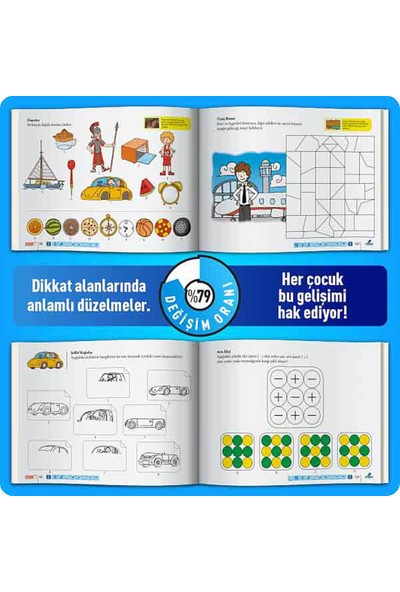 Dikkati Güçlendirme Seti Mixt 6-7 Yaş - Osman Abalı