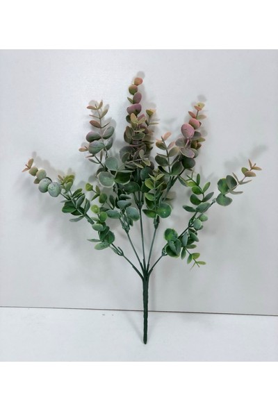 Yapay Çiçeğim Lila Tozlu Okaliptus Orta Boy