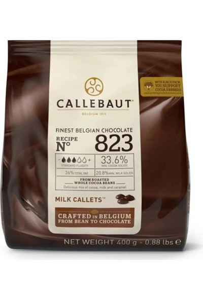 Callebaut 400 gr 3'lü Paket