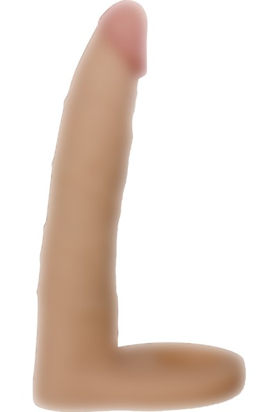 Ultra Yumuşak Anal 17 cm Protez Penis Çift Yönlü Ilişki
