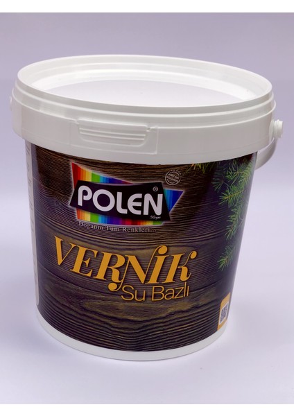 Polen Boya Su Bazlı Ahşap Vernik 1 kg