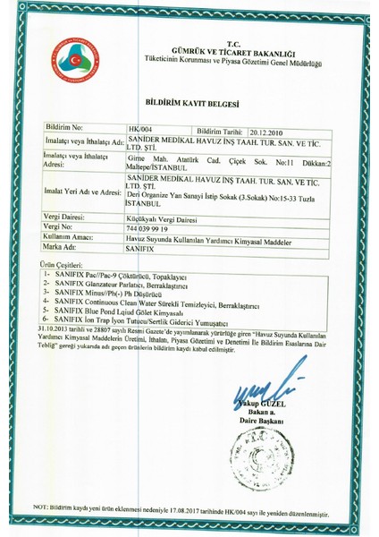 Havuz Yosun Önleyici 10 Lt fiyatları