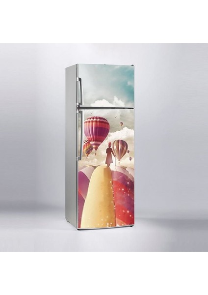 Buzdolabı Sticker Kaplama Etiketi Balonlar