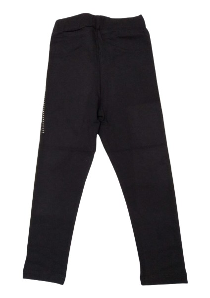 Kız Çocuk Hologram Yazılı Şerit ve Taş Baskılı Ince Yazlık Uzun Tayt indirimleri