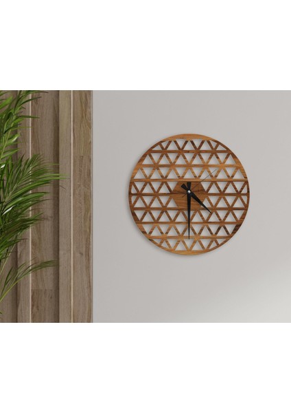 Gift Dekoratif 45CM Ahşap Duvar Saati-87