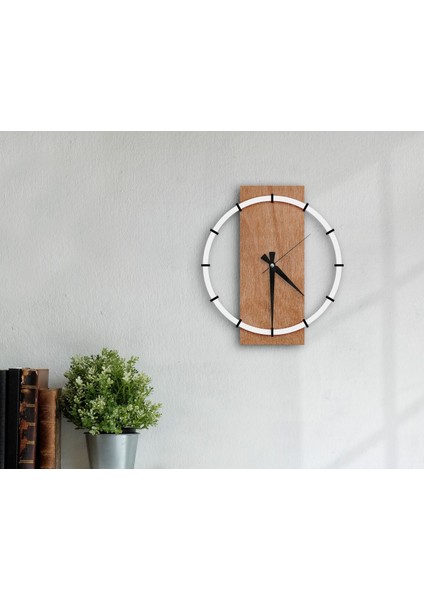 Gift Dekoratif 45CM Ahşap Duvar Saati-85