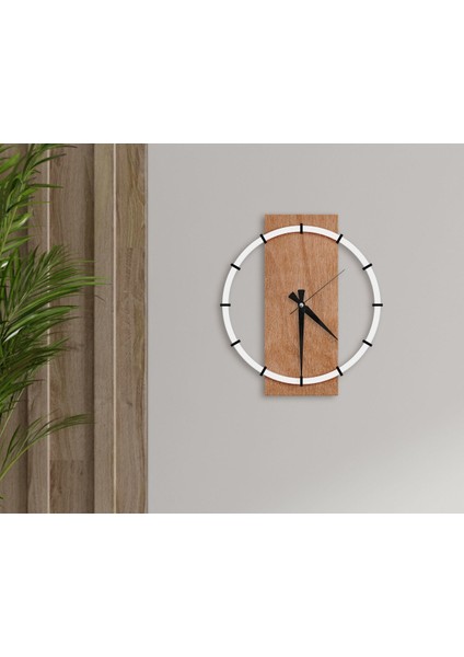 Gift Dekoratif 45CM Ahşap Duvar Saati-85