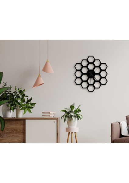 Gift Dekoratif 45CM Ahşap Duvar Saati-73