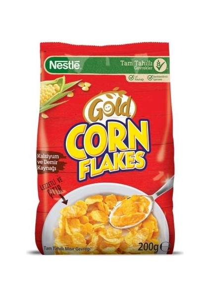 Gold Corn Flakes Mısır Gevreği 200 gr 1'li