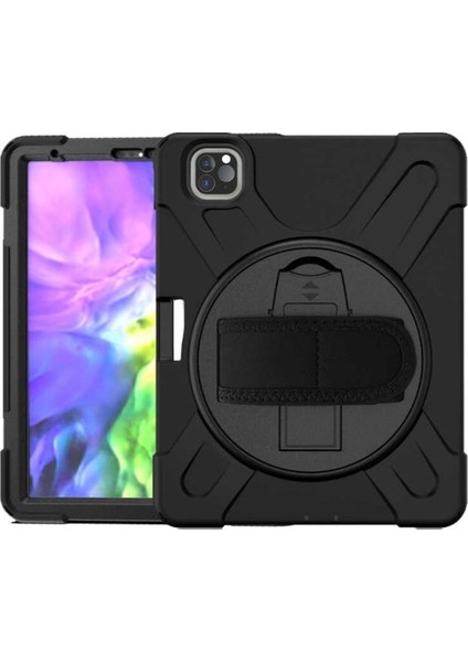 Apple iPad Pro 11 2. Nesil 2020 Kılıf Defender Askılı Zırhlı Tank Case A2228 A2068 A2230 A2231