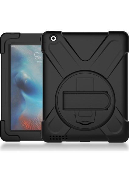 Apple iPad 2 Kılıf Defender Askılı Zırhlı Tank Case A1395 A1396 A1397