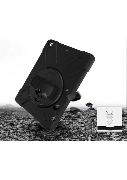 Apple iPad 3 Kılıf Defender Askılı Zırhlı Tank Case A1416 A1430 A1403