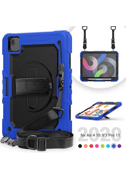 Apple iPad Air 5 Air 4 10.9" Kılıf Defender Askılı Pars Case A2072 A2316 A2324 A2325 A2588 A2589 A2591