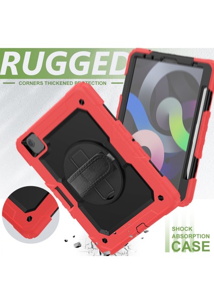 Apple iPad Pro 11 2. Nesil Kılıf Defender Zırhlı Tank Case A2228 A2068 A2230 A2231 Kırmızı indirimleri