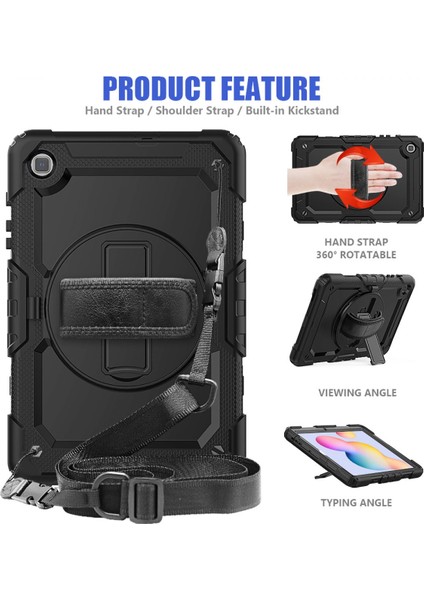 Samsung Galaxy Tab S6 Lite 2024 P620 P610 Kılıf Defender Askılı Pars Case Fuji 13-15-17