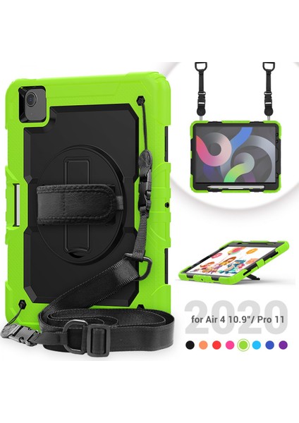 Apple iPad Air 5 Air 4 10.9" Kılıf Defender Askılı Pars Case A2072 A2316 A2324 A2325 A2588 A2589 A2591