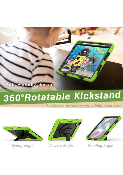 Apple iPad Air 5 Air 4 10.9" Kılıf Defender Askılı Pars Case A2072 A2316 A2324 A2325 A2588 A2589 A2591