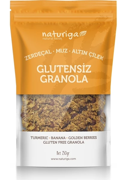 Glutensiz Zerdeçal & Altın Çilek GRANOLA(250GR)