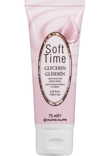Soft Time Gliserinli, Yoğun Nemlendiricili El Kremi 75 ml