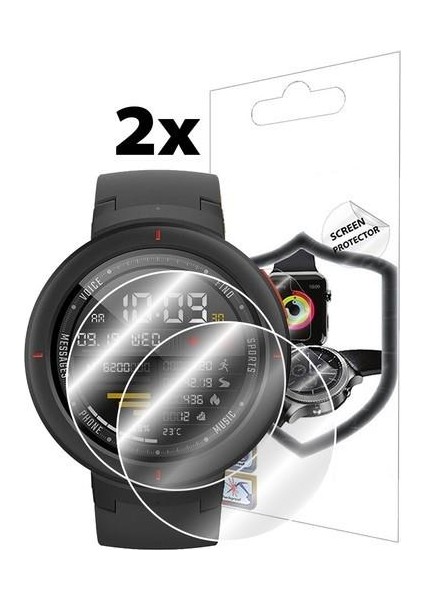 Huami Amazfit Verge Lite Akıllı Saat Ekran Koruyucu 2 Adet