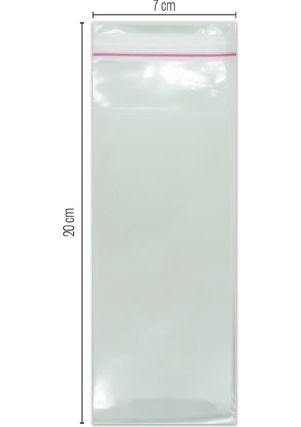 7*20 Bantlı Opp (Parlak) Jelatin 1000 Adet