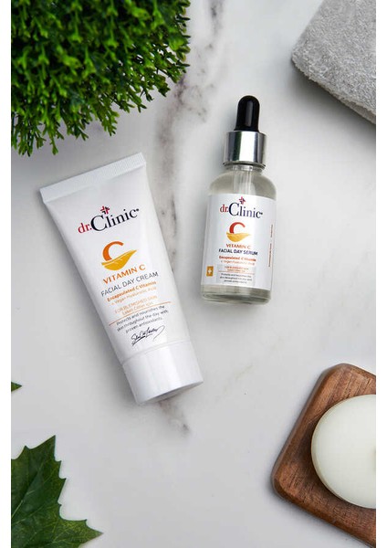 Vitamin C - Cilt Bakım Seti ( Krem - Serum )