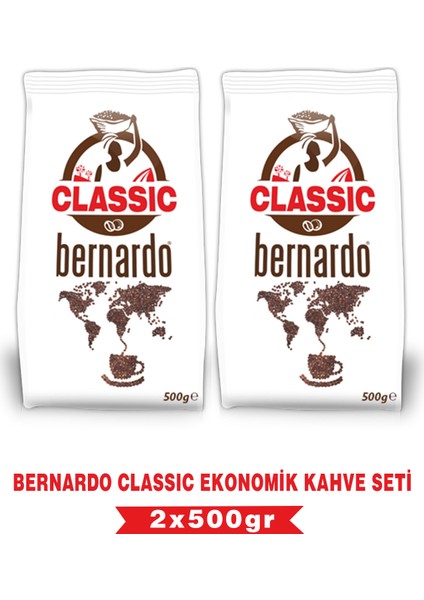 Classic Ekonomik Set 500grX2 (Çözünebilir Kahve)