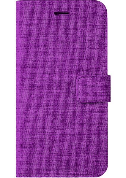 Huawei P40 Lite Kılıf Fitcase Fabric Kapaklı Cüzdanlı
