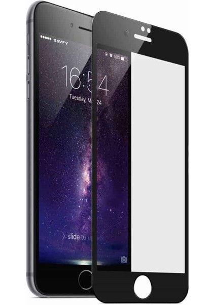 iPhone 7 Plus / 8 Plus Ekran Koruyucu Seramik Nano 9d Tam Kaplama Siyah