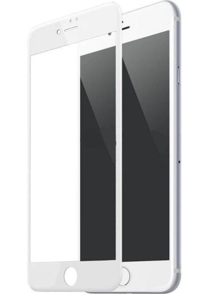 iPhone 7 / 8 Ekran Koruyucu Seramik Mat Nano 9d Tam Kaplama Beyaz