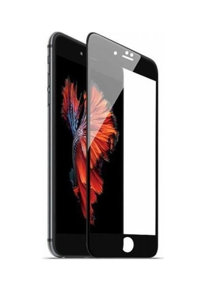 iPhone 6 / 6s Ekran Koruyucu Seramik Mat Nano 9d Tam Kaplama Siyah