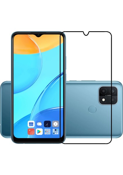 Oppo A15S Ekran Koruyucu Seramik Mat Nano 9d Tam Kaplama Siyah