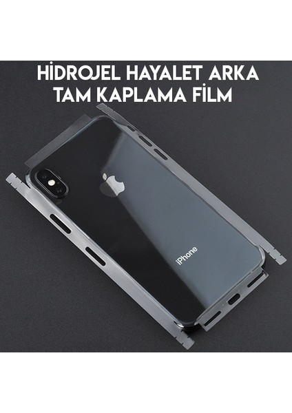 Iphone 11 Pro Max 6.5 Hidrojel Hayalet Arka Yan Tam Kaplama Koruyucu Film