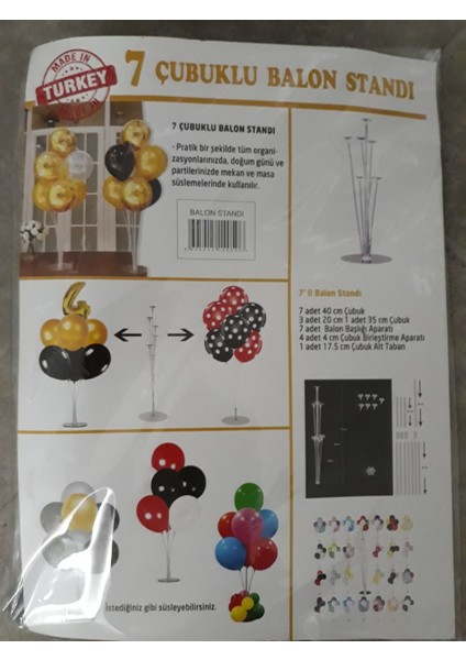 Azfahomestore Balon Standı 7'li fiyatları