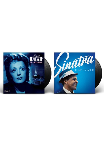 Edith Piaf La Vie En Rose Frank Sinatra Ultimate Plak Seti