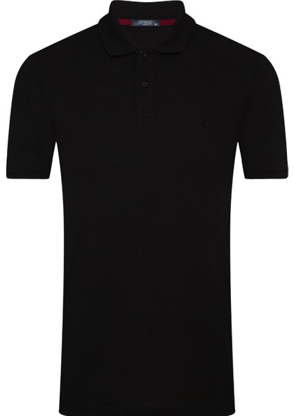 Slim Fit Polo Yaka Erkek Tişört