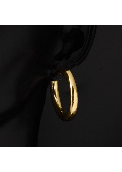 Bombeli 2,5 cm Çaplı Halka Altın Küpe fiyatları