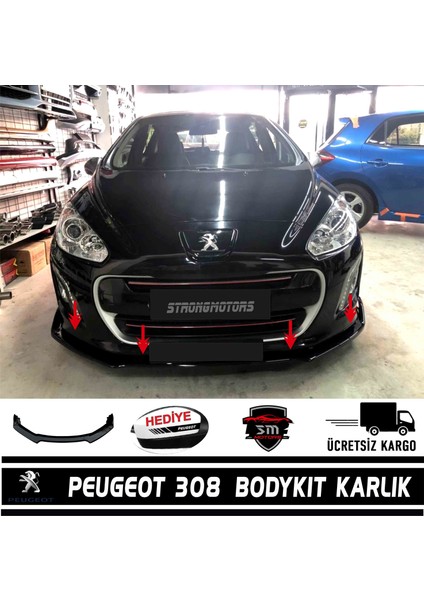 Peugeot 308 Sticker Seti Kapı Eşiği, Kaput, Monster Pençe Power By Sport fiyatları
