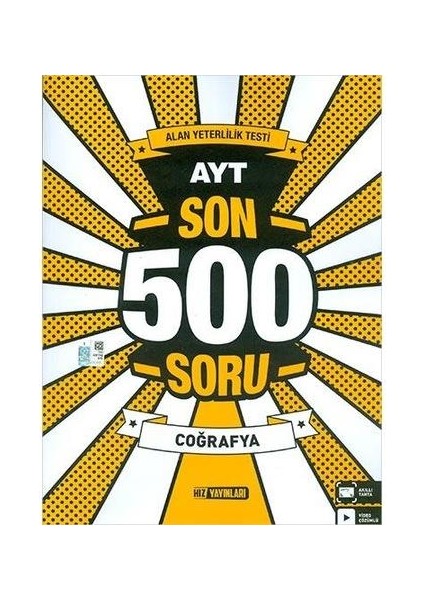 AYT Edebiyat Coğrafya Tarih Son 500 Soru Seti fırsatları